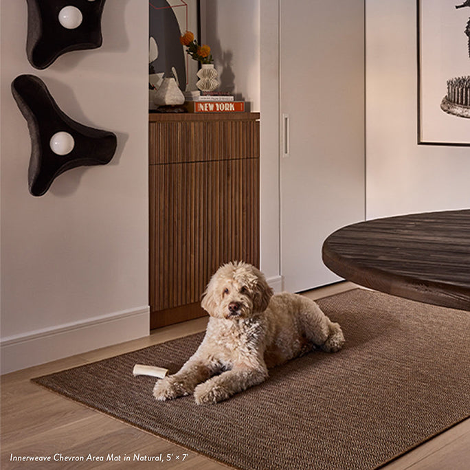 Innerweave chevron area mat