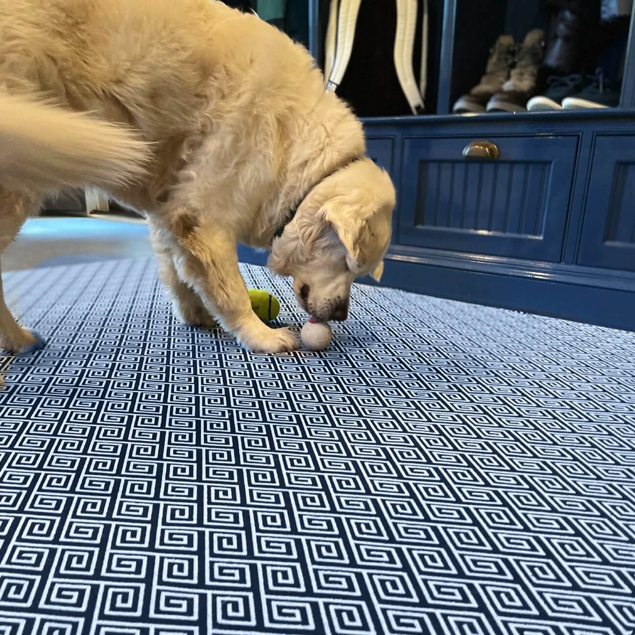 The Insider - Maze (Navy) / Area Mat