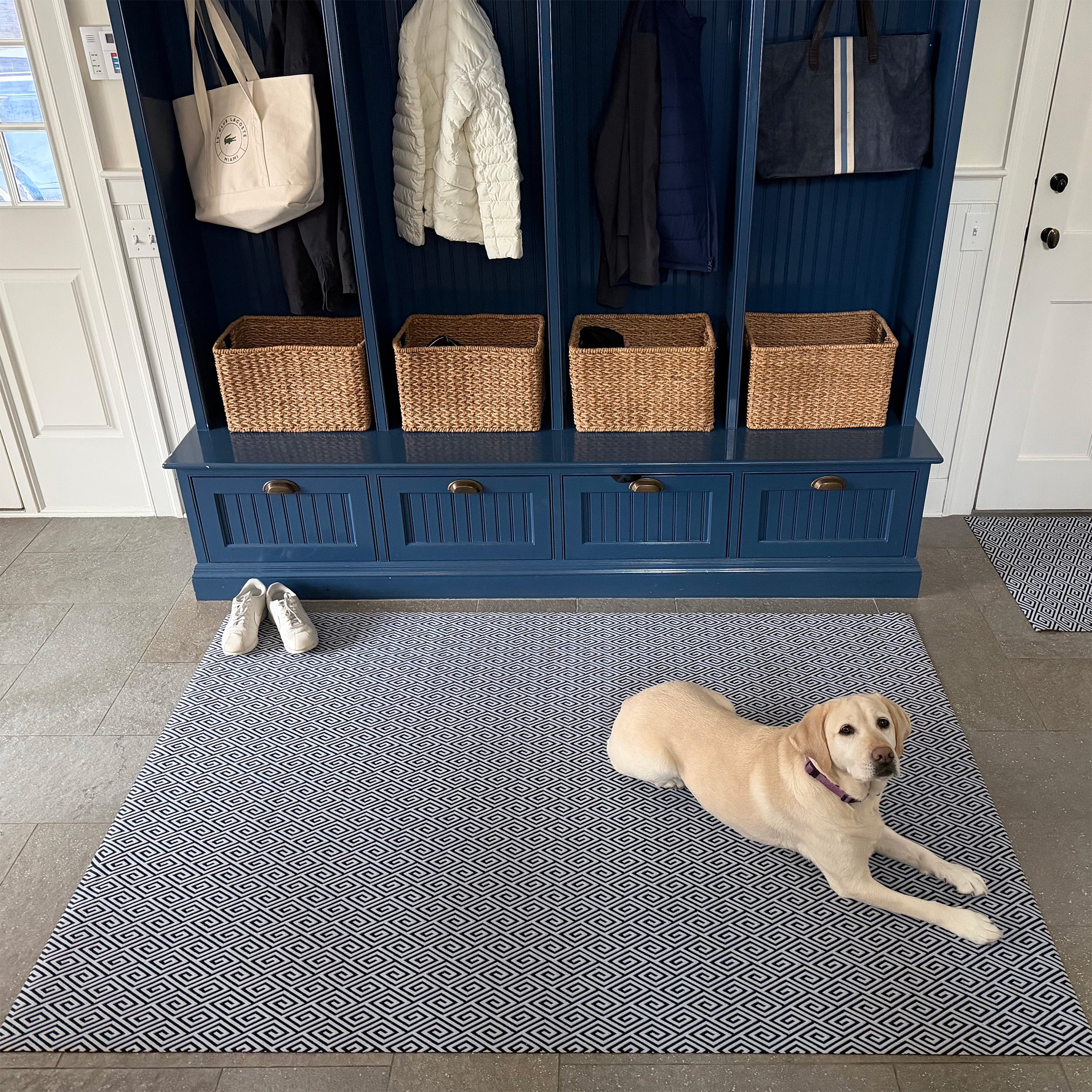 The Insider - Maze II (Navy) / Area Mat