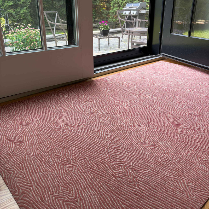 The Insider - Ripple (Coral) / 3 x 5 Doormat