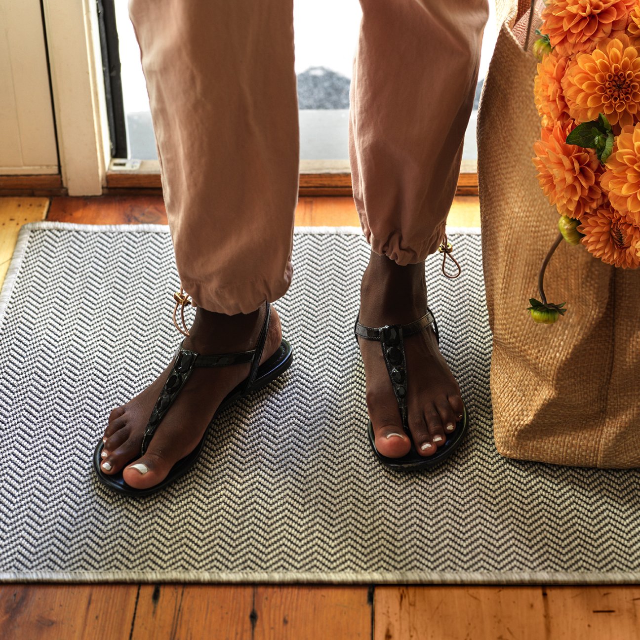 The Innerweave, Chevron (Stone) / Doormat